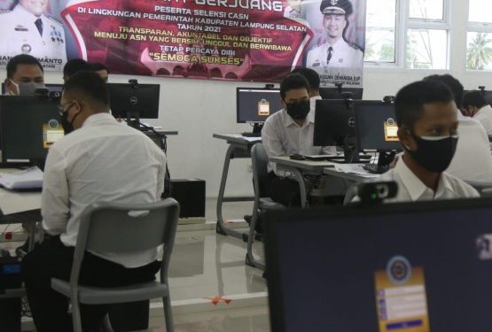 400 Peserta Asal Lampung Selatan Ikuti Tes SKD CASN