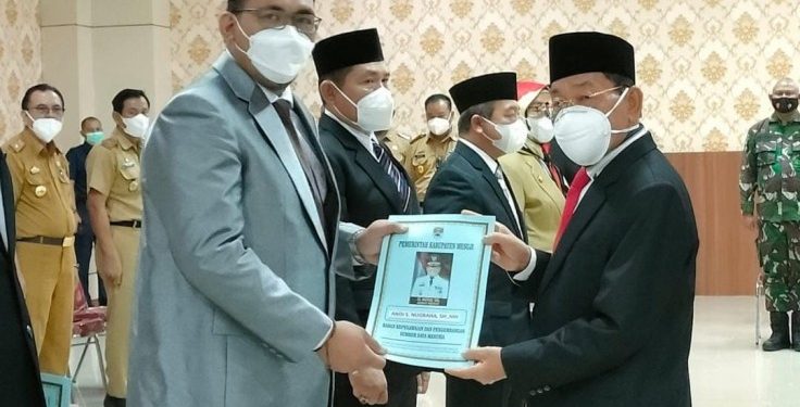 Bupati Mesuji, Saply Lantik Enam Kadis