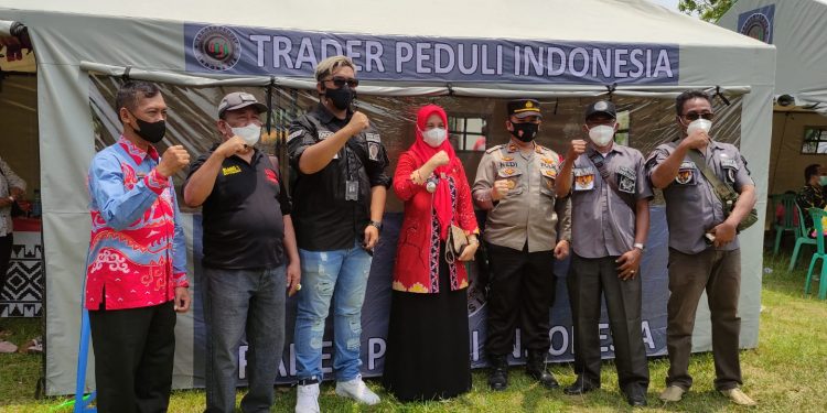 Polres Metro Sinergi Dengan TPI Gelar Vaksinasi Massal