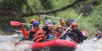 Way Kanan Ditunjuk Sebagai Tuan Rumah Kejuaraan Nasional Arung Jeram