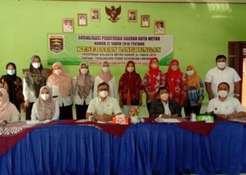 DPRD KOTA METRO laksanakan Sosialisasi Peraturan Daerah Kota Metro Tentang Kesehatan Lingkungan