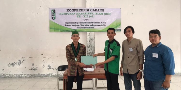 Chairul Aji Terpilih Secara Aklamasi Sebagai Ketua Umum HMI Cabang Metro