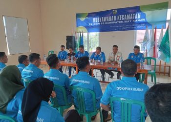 Ketua KNPI Way Kanan, Rial Kalbadi Buka Muscam PK KNPI se-Kabupaten Way Kanan