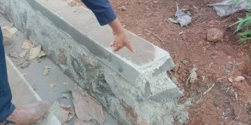 Pekerjaan Pokmas Iringmulyo Diduga Terkesan Asal Jadi