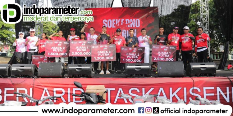 Pj. Gubernur Samsudin dan Gubernur Terpilih Meriahkan Soekarno Fun Run di Bandarlampung