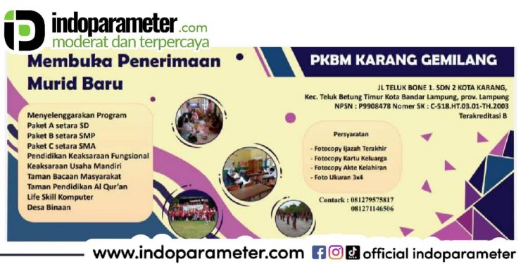 PKBM Karang Gemilang Buka Pendaftaran Murid Baru!