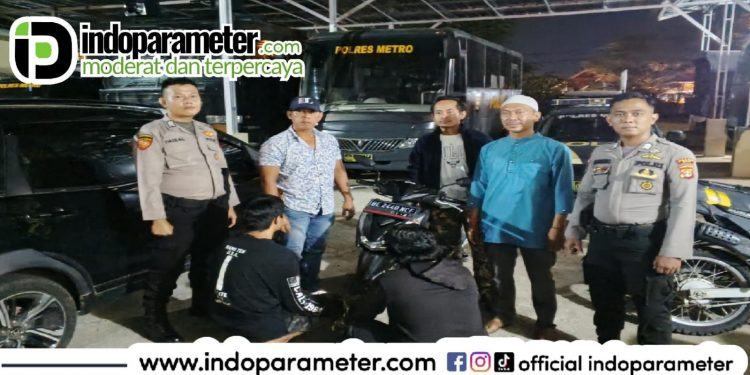 Patroli Sat Samapta Polres Metro: Dua Pria Tertangkap Bawa Sabu-sabu di Jalan Sultan Sahrir