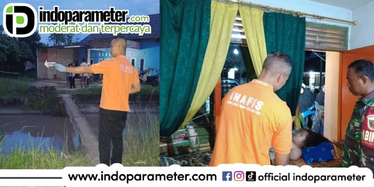 Tim Inafis Polres Metro Lakukan Olah TKP Penemuan Anak Tenggelam di Saluran Irigasi