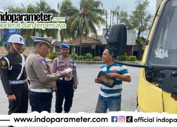 Operasi Keselamatan Krakatau 2025: Satlantas Metro Edukasi Pengendara Truk