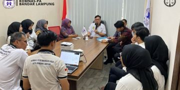 Komnas Perlindungan Anak (PA) Kota Bandar Lampung melaksnakan pembekalan Advokad dan Paralegal Angkatan I Tahun 2025