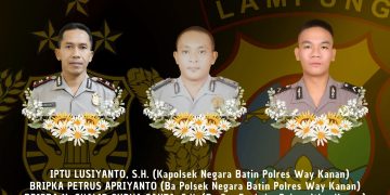 Tiga Personel Polres Way Kanan Gugur Tertembak Saat Pengerebekan Judi Sabung Ayam