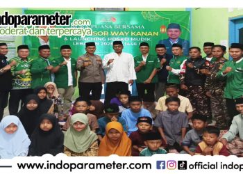 PC GP Ansor Way Kanan Gelar Acara Buka Bersama, Santunan Yatim dan Berbagi Sembako
