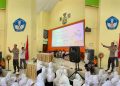 SMPN 2 Bandar Lampung, Kapolsek Raja Basa dan Warung Nusantara Mengajak Seluruh Siswa Melakukan Kegiatan Positif di Bulan Ramadhan Ini