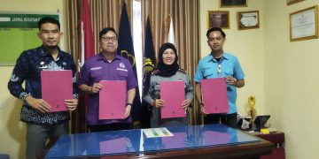 Komnas Perlindungan Anak Kota Bandar Lampung melakukan penandatangan kerjasama dengan Bapas Kelas 1 Bandar Lampung
