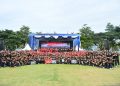 Dalam Rangka Hut Ke 22 di Yonif 7 melaksanakan Olahraga Bersama Prajurit Ajabra