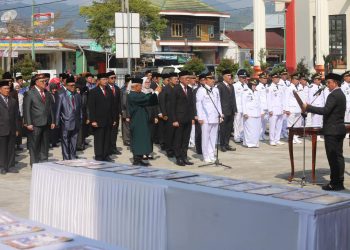 jabat Eselon II, III, Dan VI Pemkab Lambar Di Lantik, Berikut Daftarnya