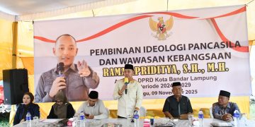 Warga Sukamenanti Sampaikan Aspirasi Perbaikan Jalan saat Sosialisasi Ideologi Pancasila