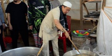 Sekda Marindo Turun Langsung di Dapur Umum yang ada di Kota Baru